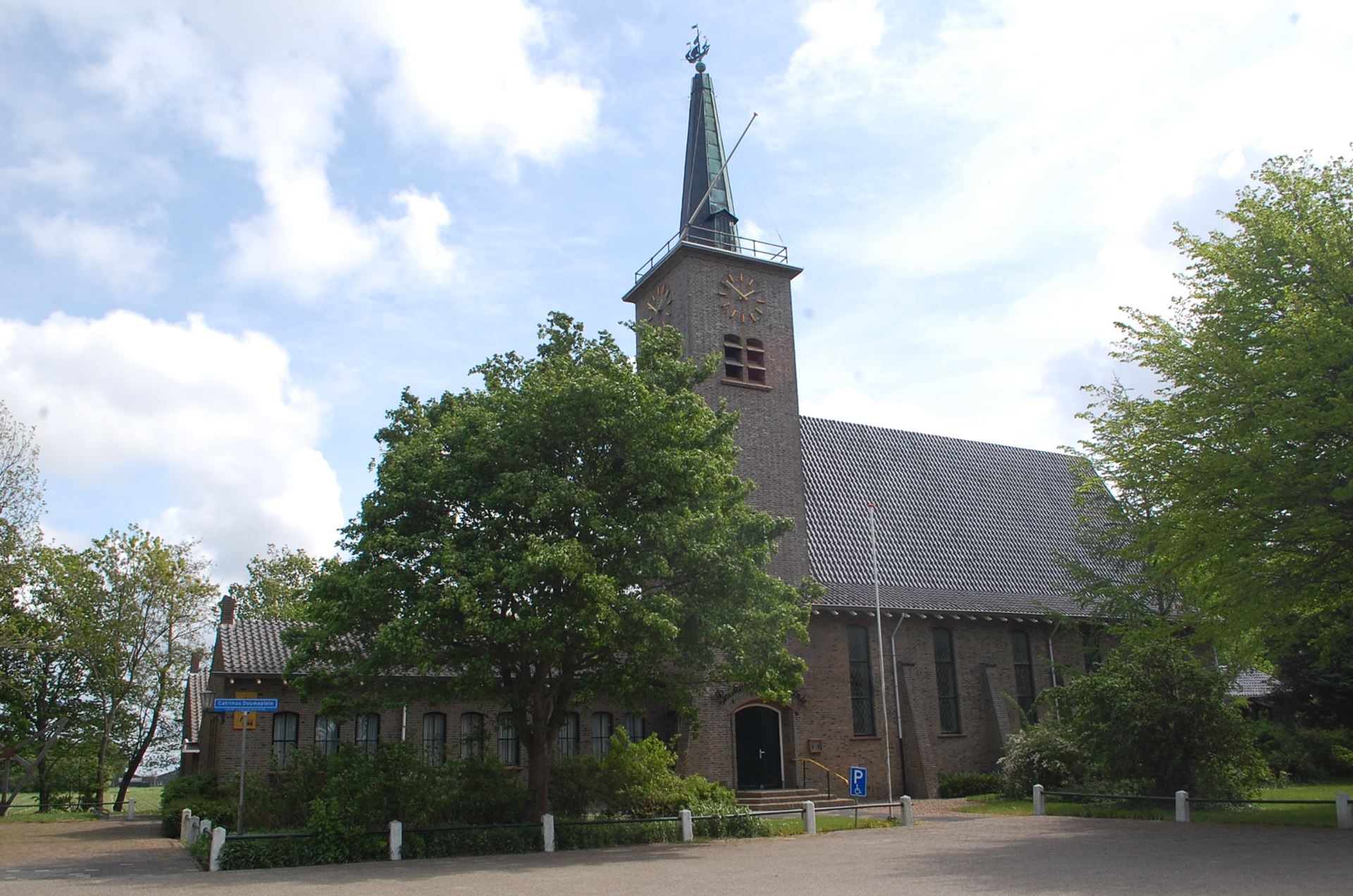Langewegkerk banner
